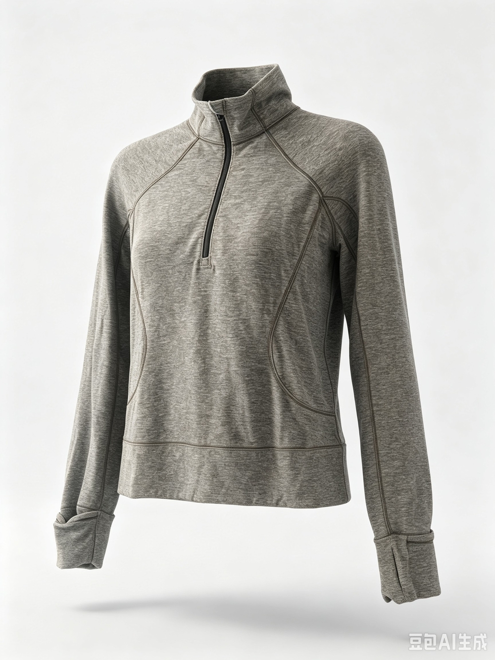 Lululemon brown rush hour 1/2 zip top